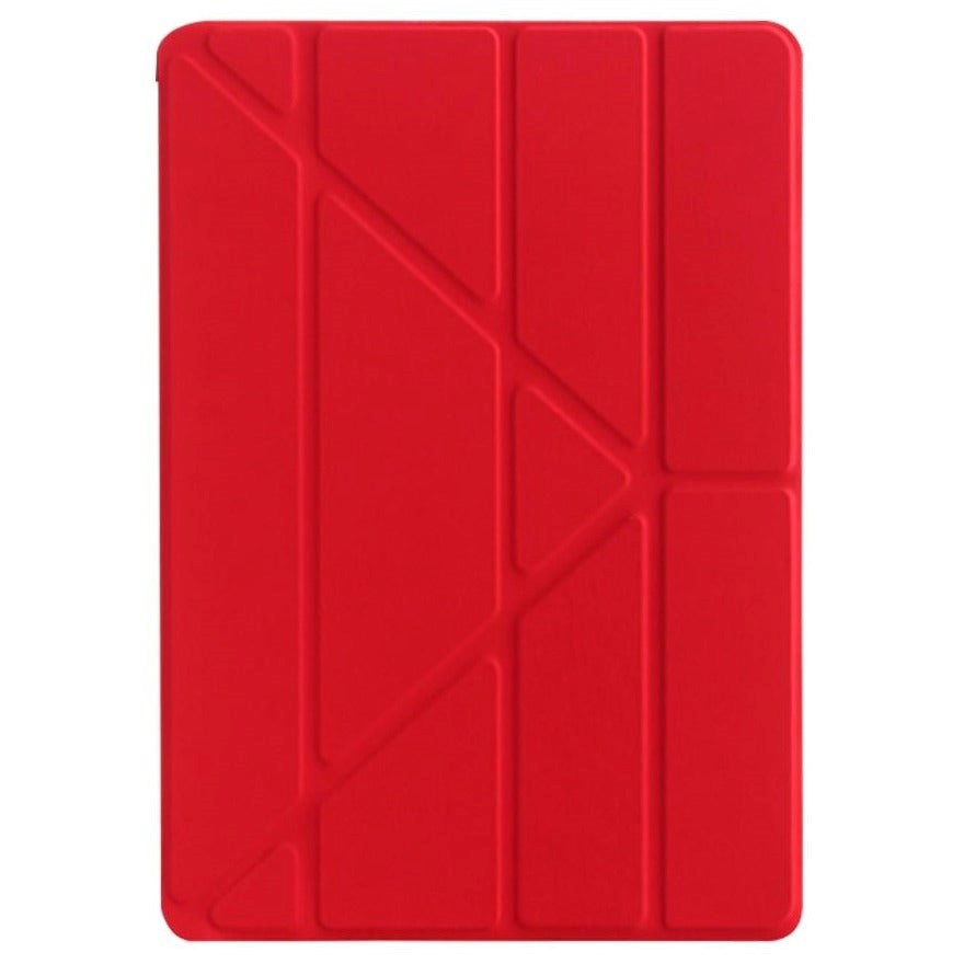 iPad 10.2 (2021 / 2020 / 2019) Cover - Fleksibelt Origami Cover - Rød