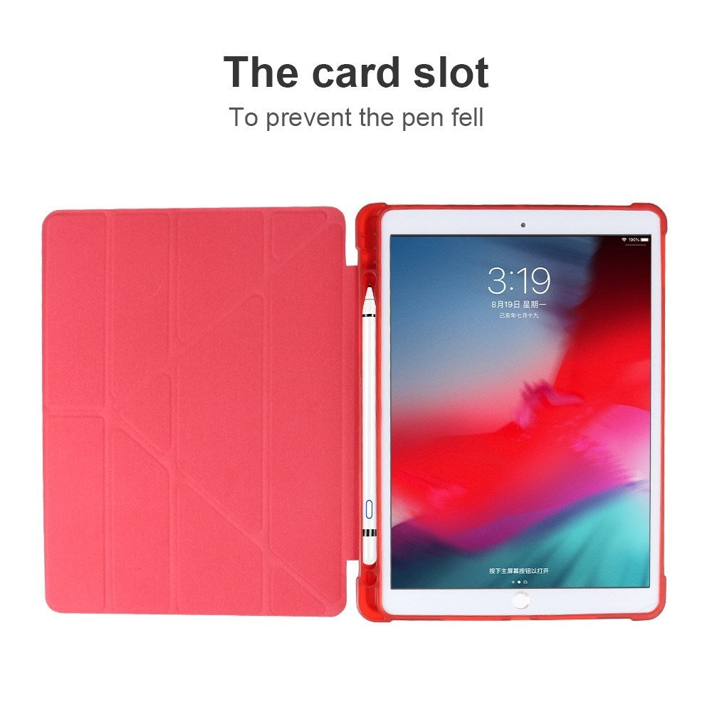 iPad 10.2" (2021 / 2020 / 2019) / iPad Pro 10.5 / iPad Air (2019) Cover - Fleksibelt Origami Cover - Rose Gold