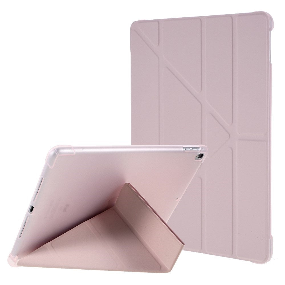 iPad 10.2" (2021 / 2020 / 2019) / iPad Pro 10.5 / iPad Air (2019) Cover - Fleksibelt Origami Cover - Pink