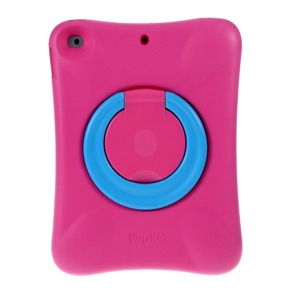 iPad 10.2'' (2021 / 2020 / 2019) Pepkoo Shockproof Cover m. 360 Graders Standerfunktion - Pink / Blå