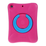 iPad 10.2'' (2021 / 2020 / 2019) Pepkoo Shockproof Cover m. 360 Graders Standerfunktion - Pink / Blå