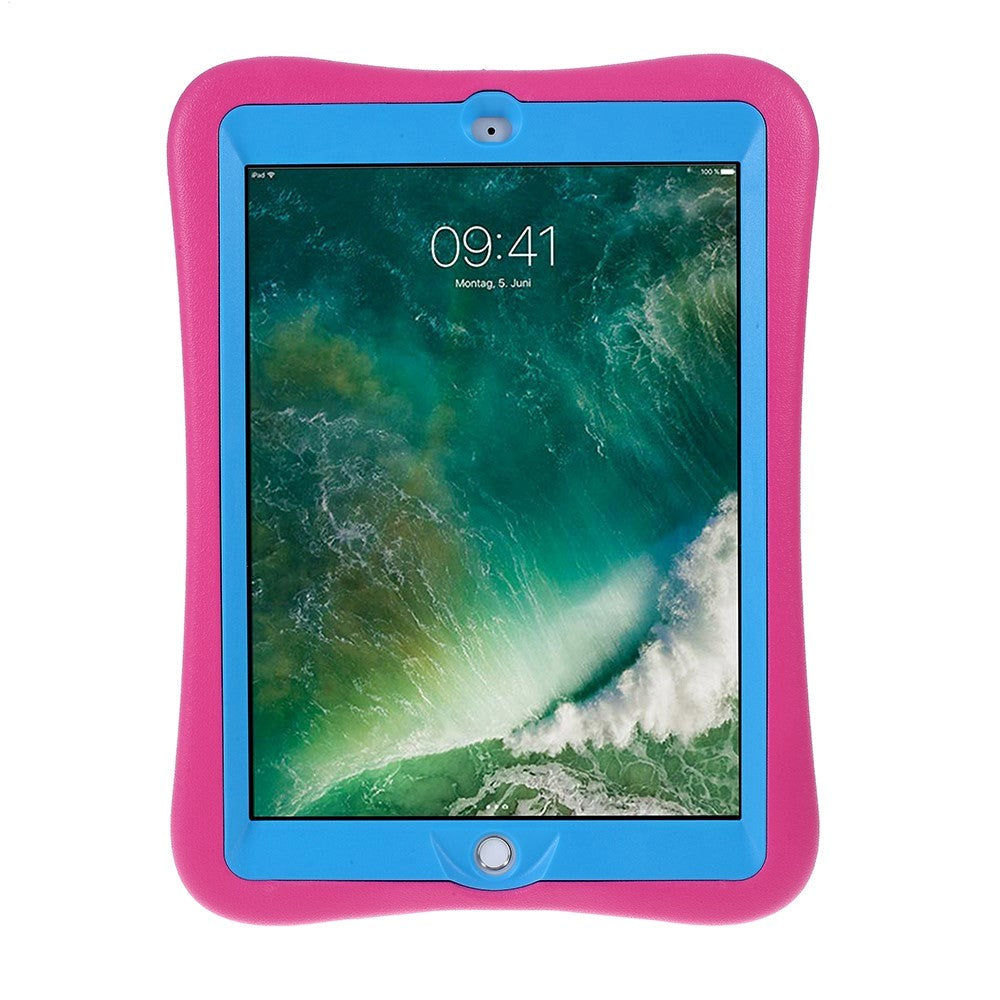 iPad 10.2'' (2021 / 2020 / 2019) Pepkoo Shockproof Cover m. 360 Graders Standerfunktion - Pink / Blå