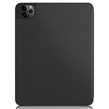 iPad Air 10.9-11" (2024-2020) / Pro 11" (2022-2018) Tri-fold Læder Cover m. Stander & Wake-Up - Sort