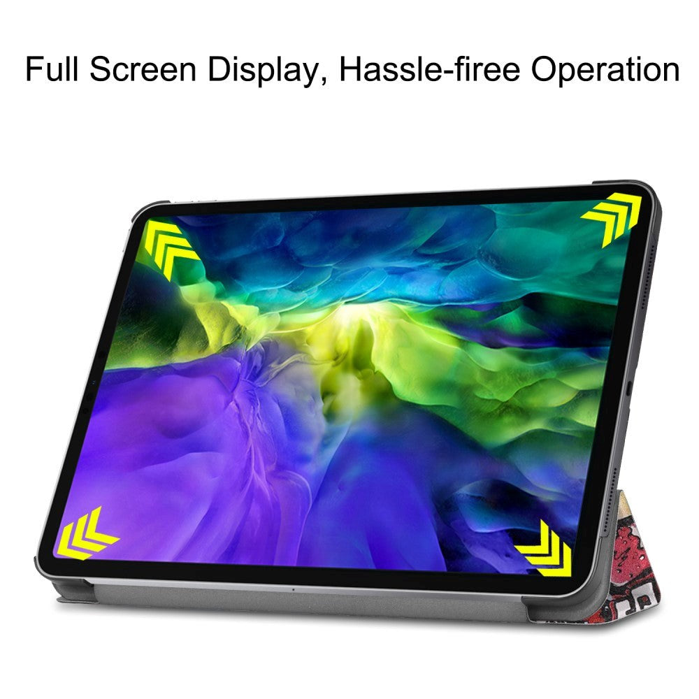 iPad Pro 11" (2022/2021/2020/2018) Tri-fold Læder Cover - Graffiti