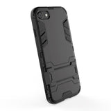 iPhone SE (2022 / 2020) / 8 / 7 Hybrid Håndværker Case m. Kickstand - Sort