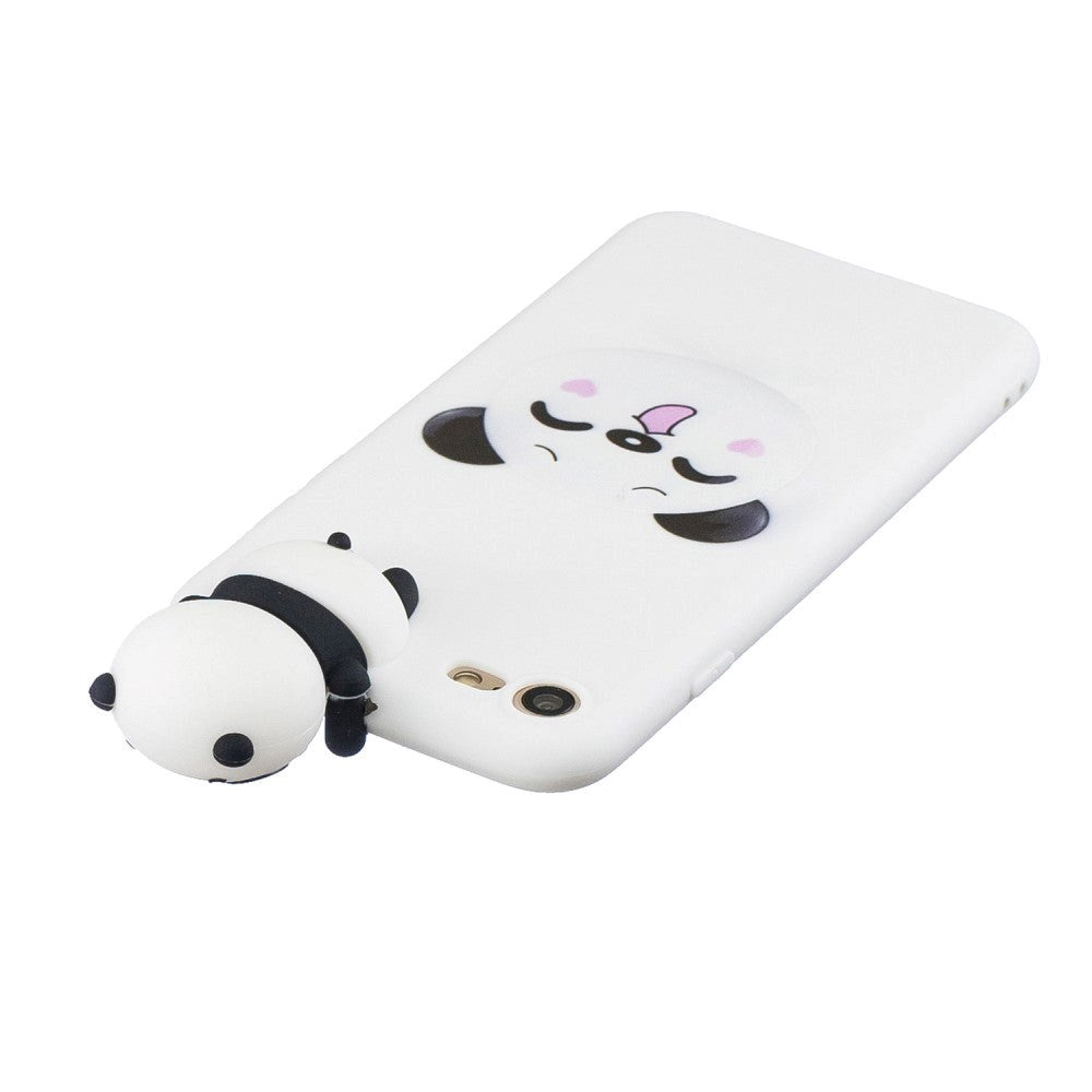 iPhone SE 2022 / 2020 / 8 / 7 Fleksibelt Plast Cover - 3D Panda