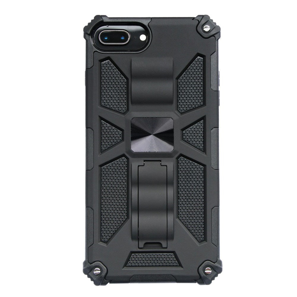 EIDERWOOD iPhone 8 Plus / 7 Plus / 6 (s) Plus Håndværker Bagside Cover m. Kickstand - Sort