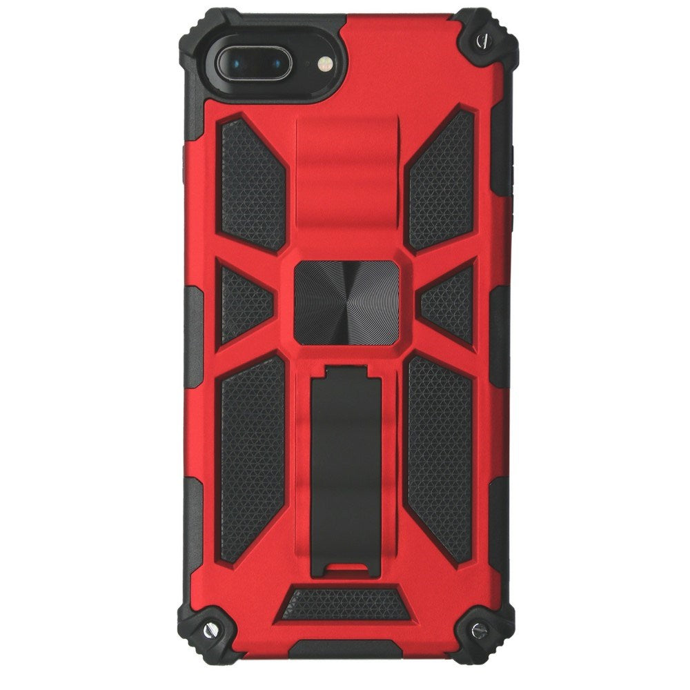 EIDERWOOD iPhone 8 Plus / 7 Plus / 6 (s) Plus Håndværker Bagside Cover m. Kickstand - Rød