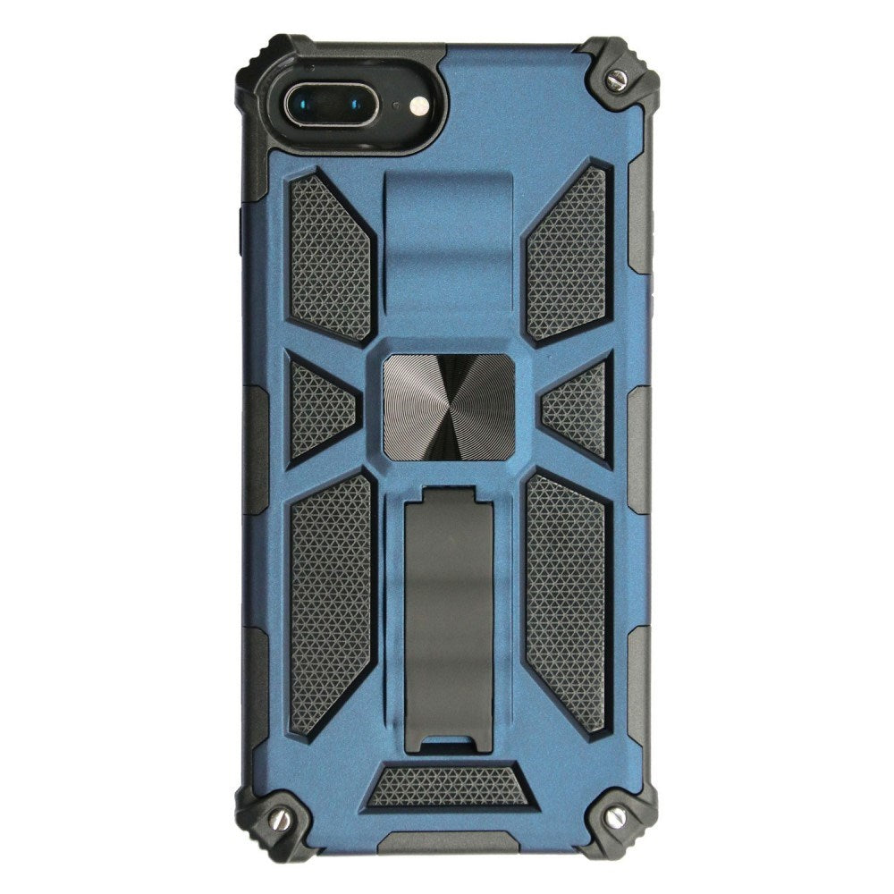 EIDERWOOD iPhone 8 Plus / 7 Plus / 6 (s) Plus Håndværker Bagside Cover m. Kickstand - Blå