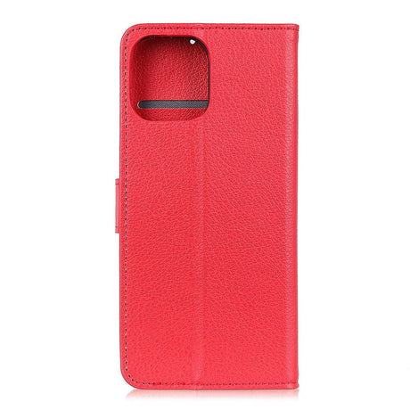 iPhone 12 / 12 Pro Læder Flip Cover m. Pung - Rød