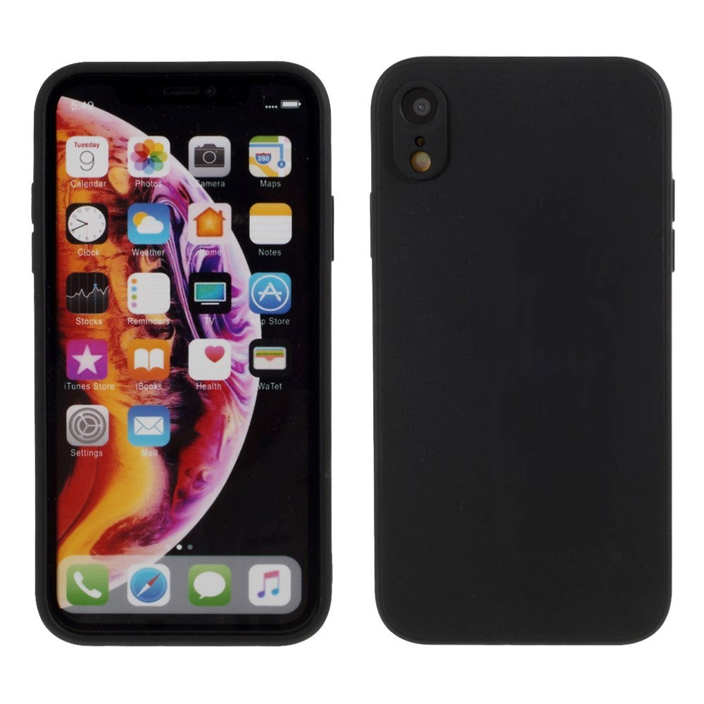 iPhone XR Silikone Bagside Cover - Sort