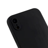 iPhone XR Silikone Bagside Cover - Sort