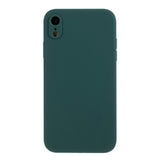 iPhone XR Silikone Bagside Cover - Mørkegrøn