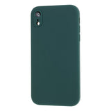 iPhone XR Silikone Bagside Cover - Mørkegrøn