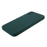 iPhone XR Silikone Bagside Cover - Mørkegrøn