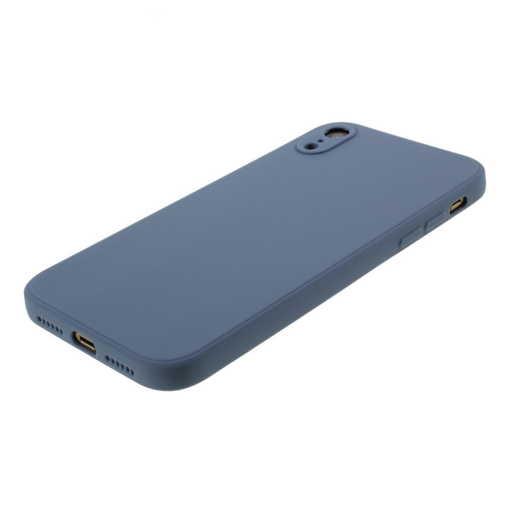 iPhone XR Silikone Bagside Cover - Blå