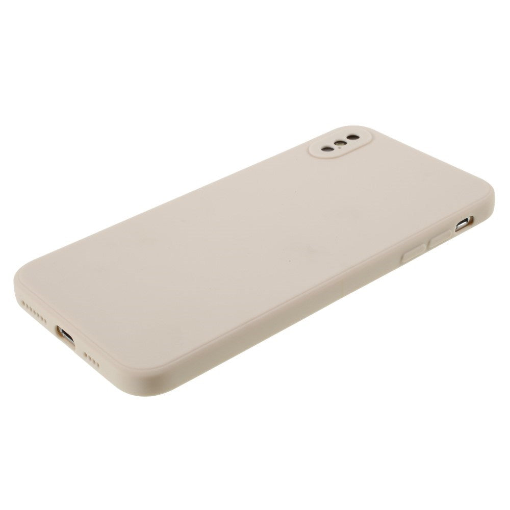 EIDERWOOD iPhone XS Max Silikone Mobil Cover - Beige