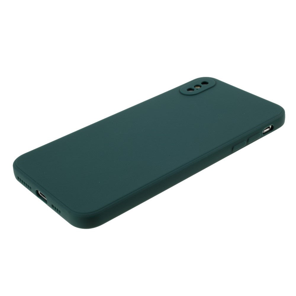 EIDERWOOD iPhone XS Max Silikone Mobil Cover - Grøn