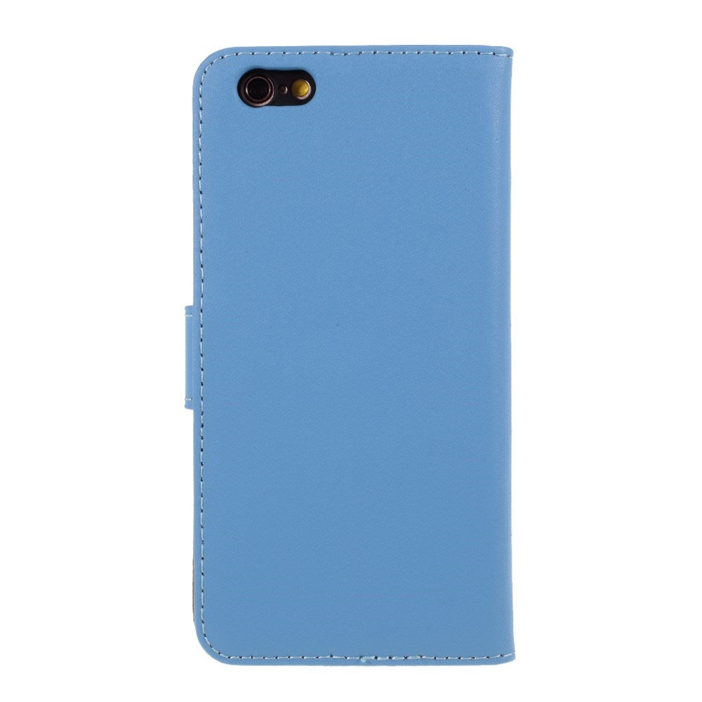 EIDERWOOD iPhone 8 Plus / 7 Plus / 6 (s) Plus Læder Flip Cover m. Pung - Blå