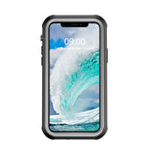 iPhone 12 Mini Vandtæt Håndværker Cover m. Skærmbeskyttelse - Gennemsigtig / Sort