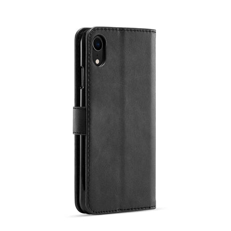 iPhone XR LC.IMEEKE Flip Cover m. Pung - Sort - Læder