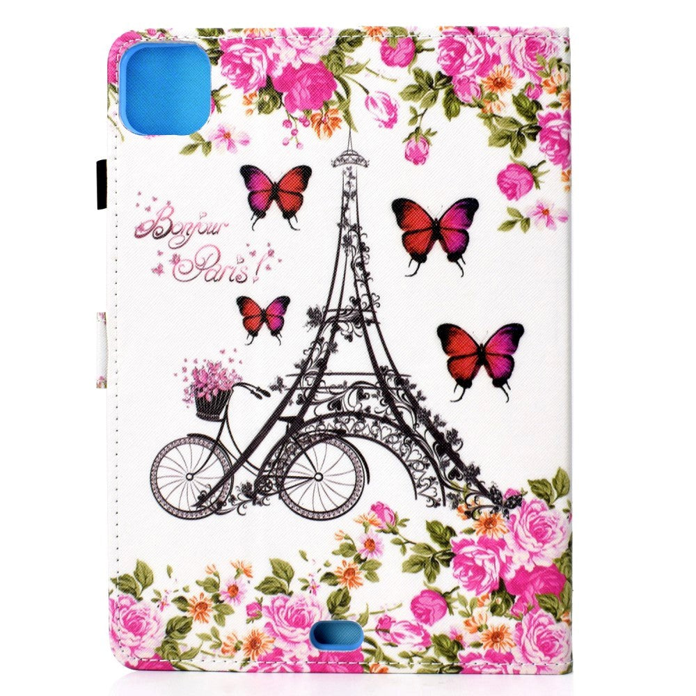 iPad Air 10.9-11" (2024-2020) / Pro 11" (2022-2018) Cover m. Ståfunktion & Kortholder - Eiffel Tårnet