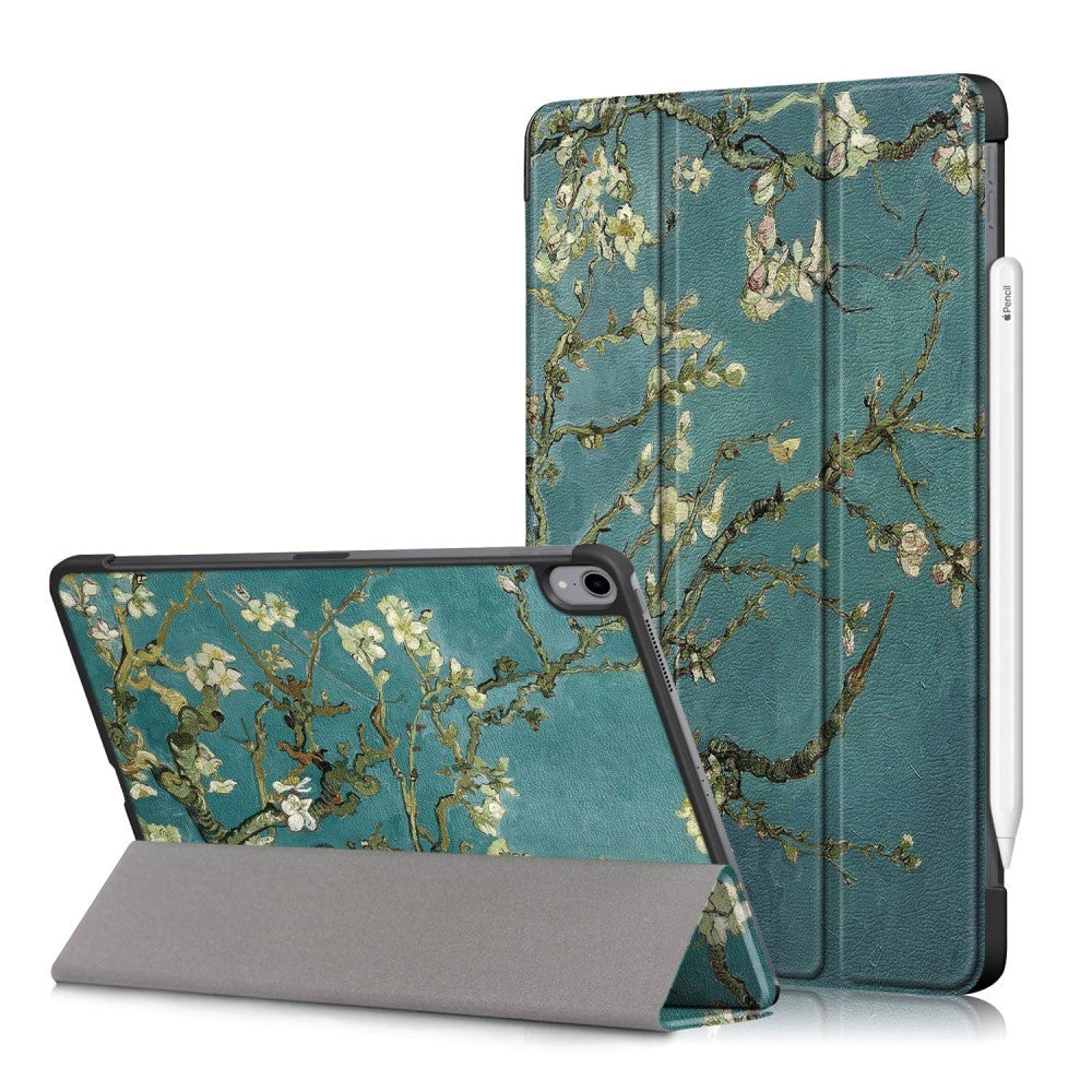 iPad Air 10.9-11" (2024-2020) Læder Cover m. Apple Pencil Holder - Gren