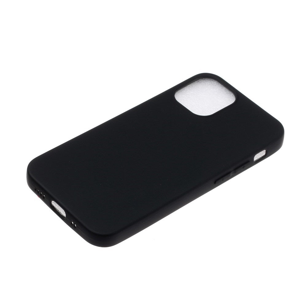 EIDERWOOD iPhone 12 Mini Mat Fleksibelt Plastik Mobil Cover - Sort