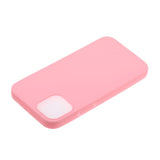 EIDERWOOD iPhone 12 Mini Mat Fleksibelt Plastik Mobil Cover - Lyserød