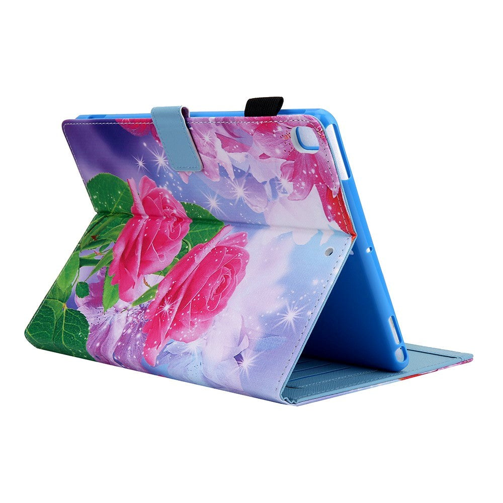 iPad 10.2'' (2021 / 2020 / 2019) / Air (2019) / Pro 10.5'' Læder Cover m. Stand - Roser