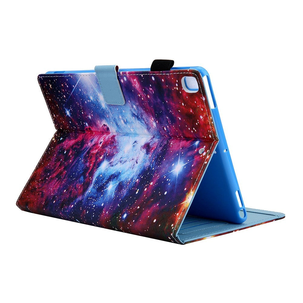 iPad 9.7 (2018-2017) / iPad Air / iPad Air 2 Læder Cover m. Stand - Galakse