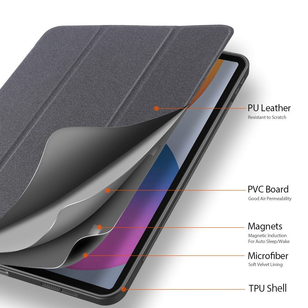 iPad Pro 11" (2022 / 2021 / 2020) Flip Cover - DUX DUCIS DOMO Series - Sort