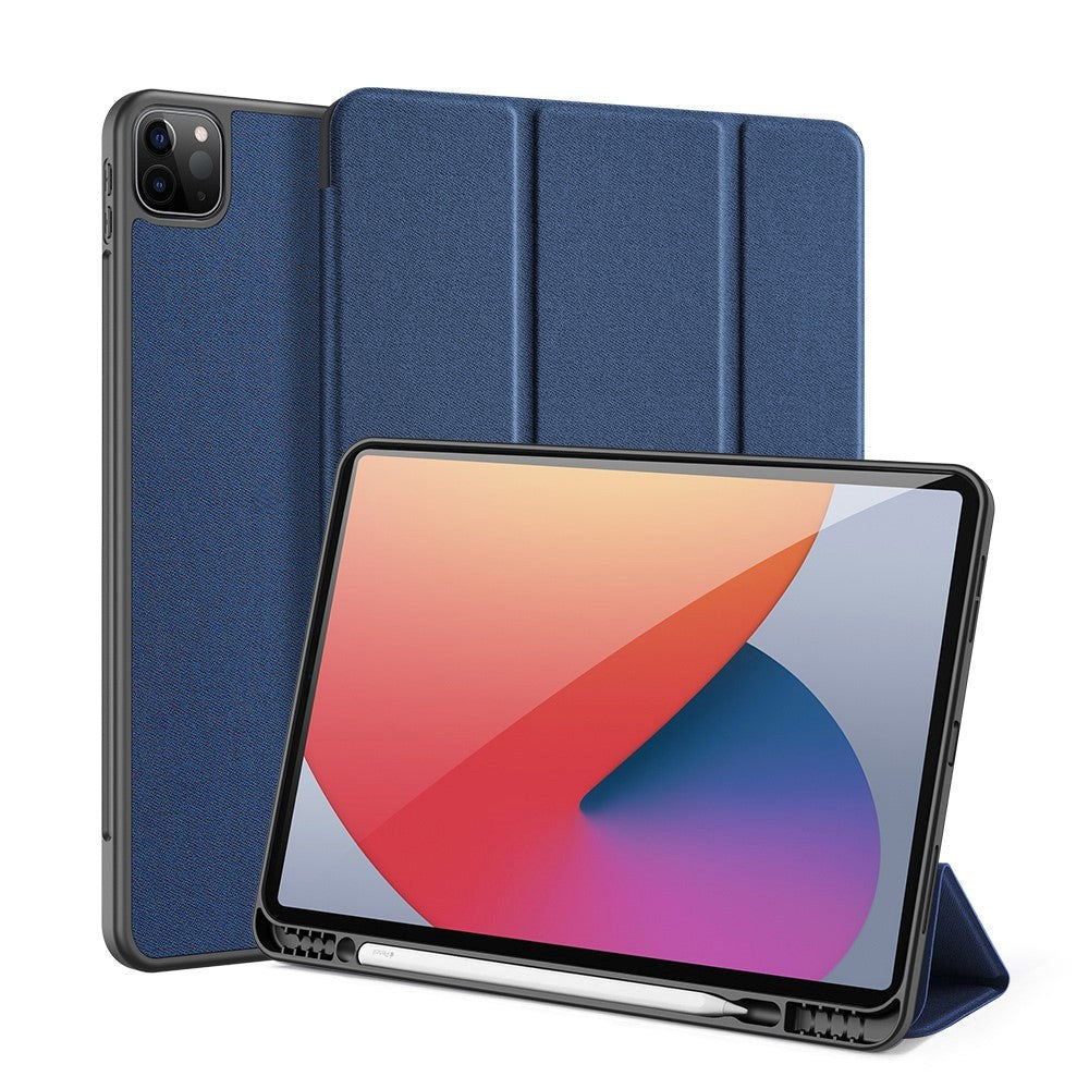 iPad Pro 12.9" (2021) DUX DUCIS DOMO Series Flip Cover - Blå