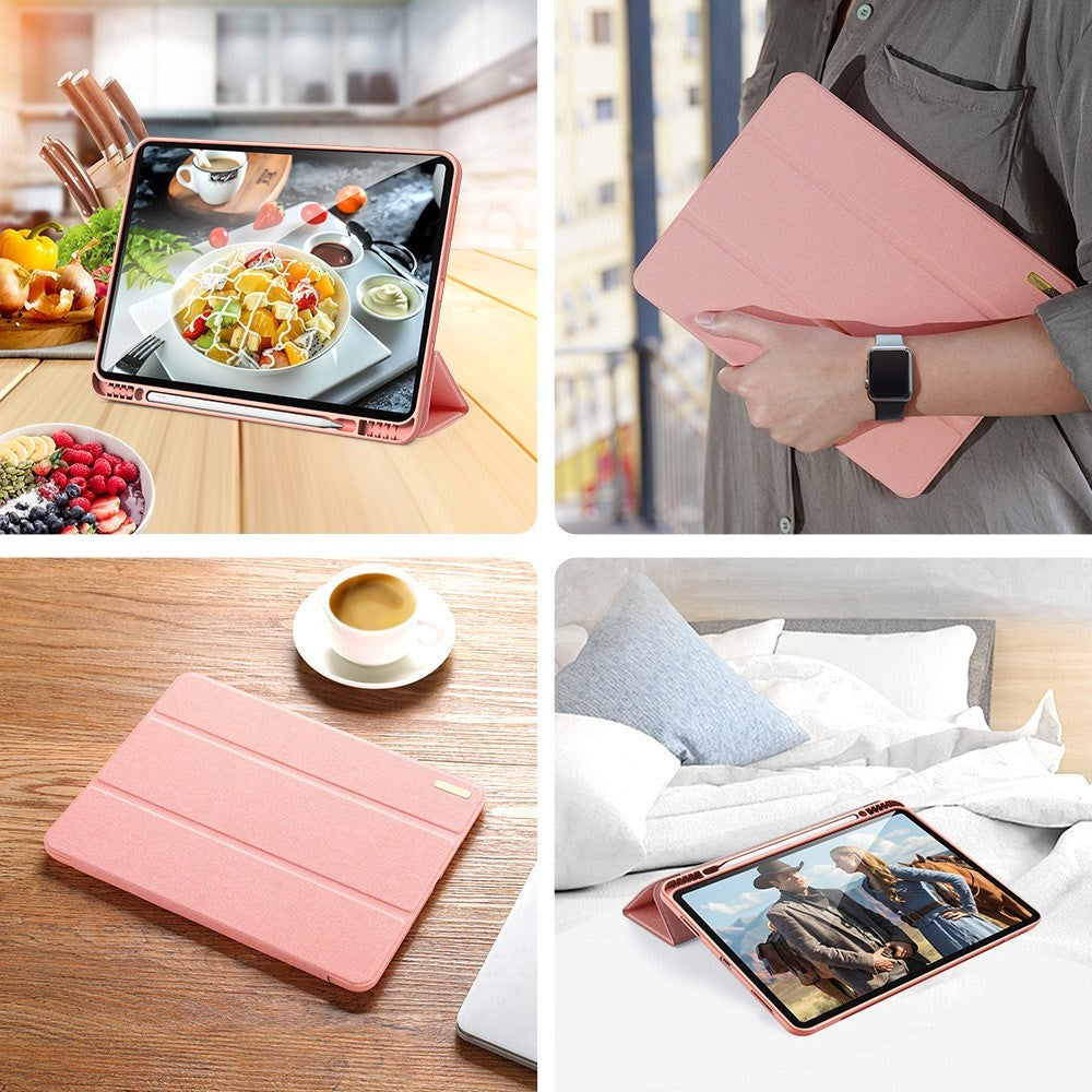 iPad Pro 12.9" (2021) DUX DUCIS DOMO Series Flip Cover - Rose Gold