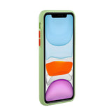 iPhone 12 Mini - EIDERWOOD Fleksibelt Plastik Cover m. Kortholder - Lysegrøn