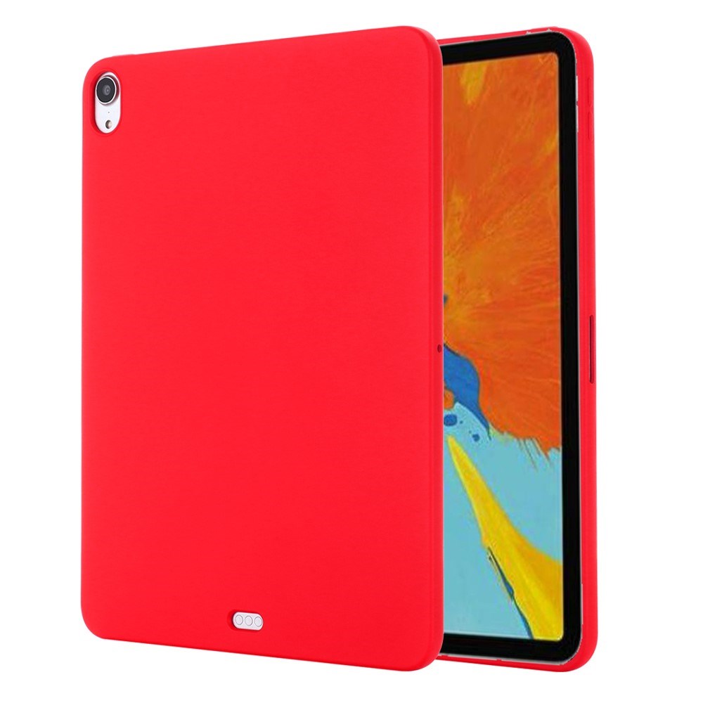 EIDERWOOD iPad Air 10.9-11" (2024-2020) Liquid Silikone Shockproof Bagside Cover - Rød