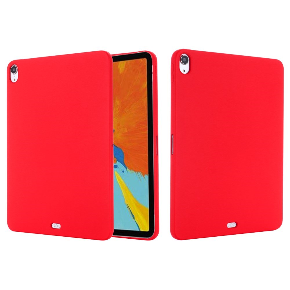 EIDERWOOD iPad Air 10.9-11" (2024-2020) Liquid Silikone Shockproof Bagside Cover - Rød