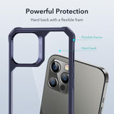 iPhone 12 / 12 Pro Bagside Cover ESR Air Armor Clear Hard Case - Gennemsigtig / Blå