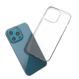 iPhone 13 Pro Crystal Clear Fleksibel Plastik Bagside Cover - Gennemsigtig