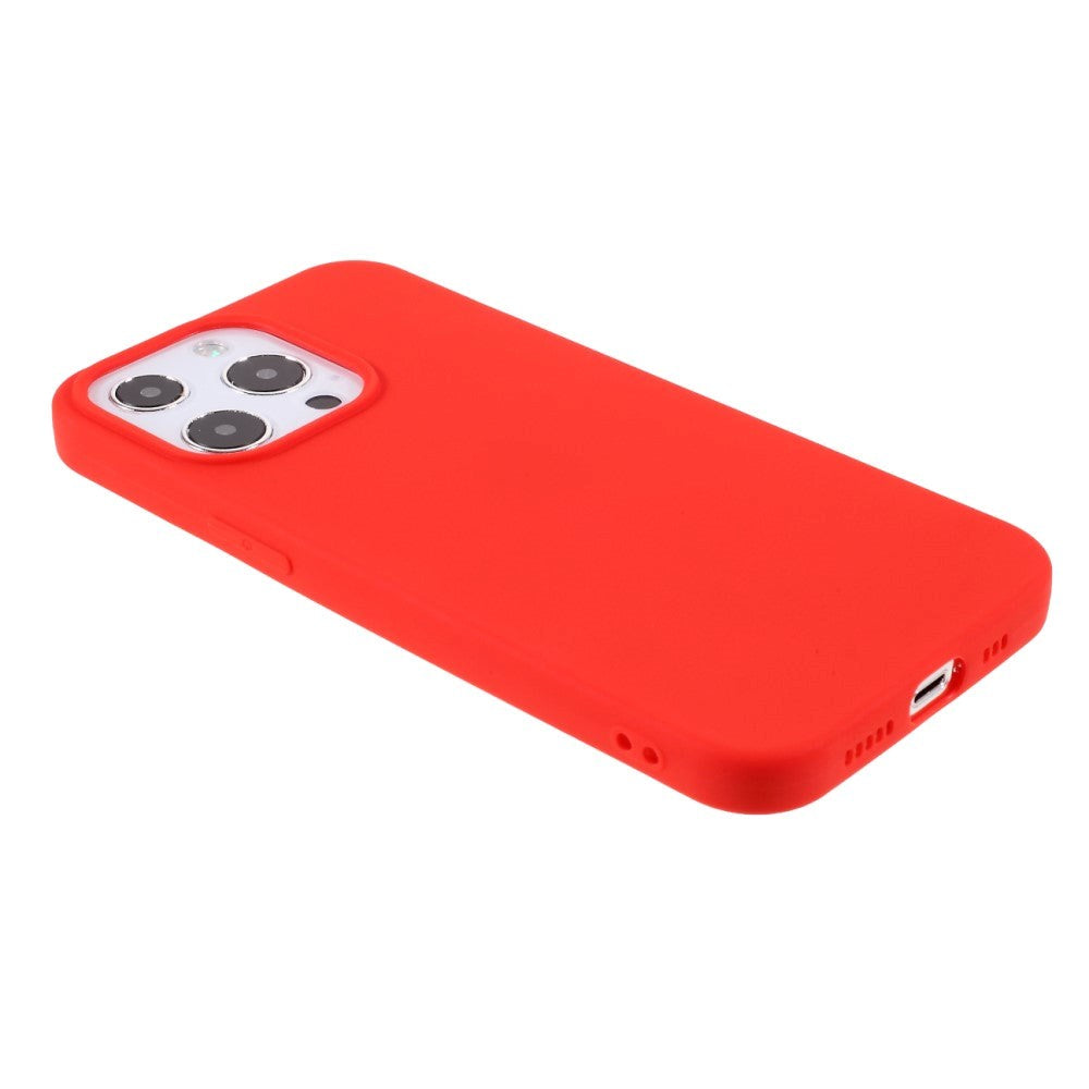 iPhone 13 Pro Fleksibelt TPU Cover - Rød