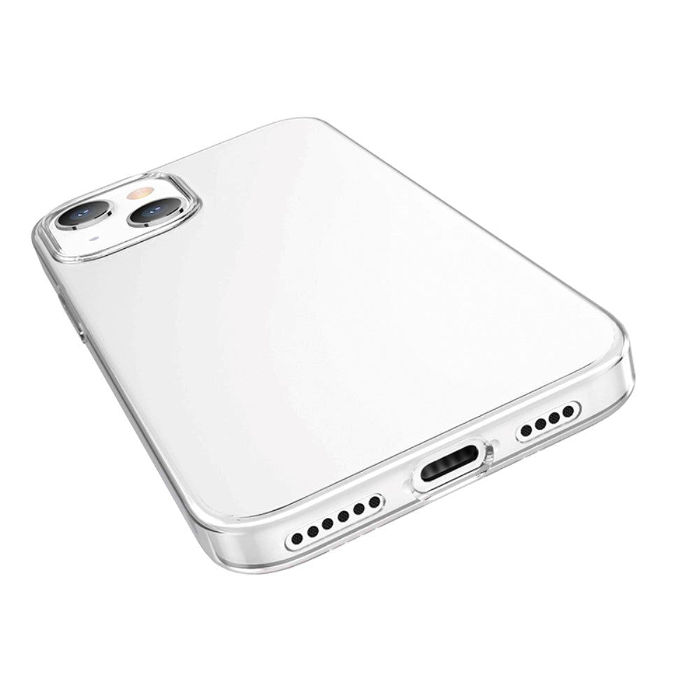 iPhone 13 Mini Hoco Fleksibel Plastik Bagside Cover - Gennemsigtig