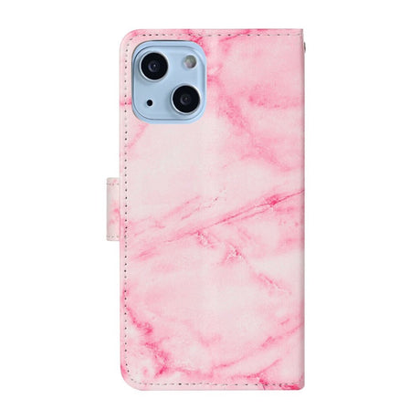 EIDERWOOD iPhone 13 Mini Læder Flip Cover m. Pung & Print - Pink