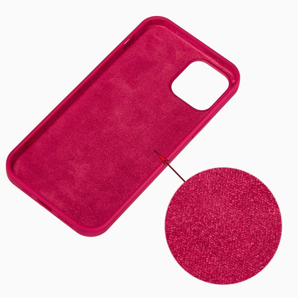 EIDERWOOD iPhone 13 Silikone Cover - Foret Inderside - Mørkerød