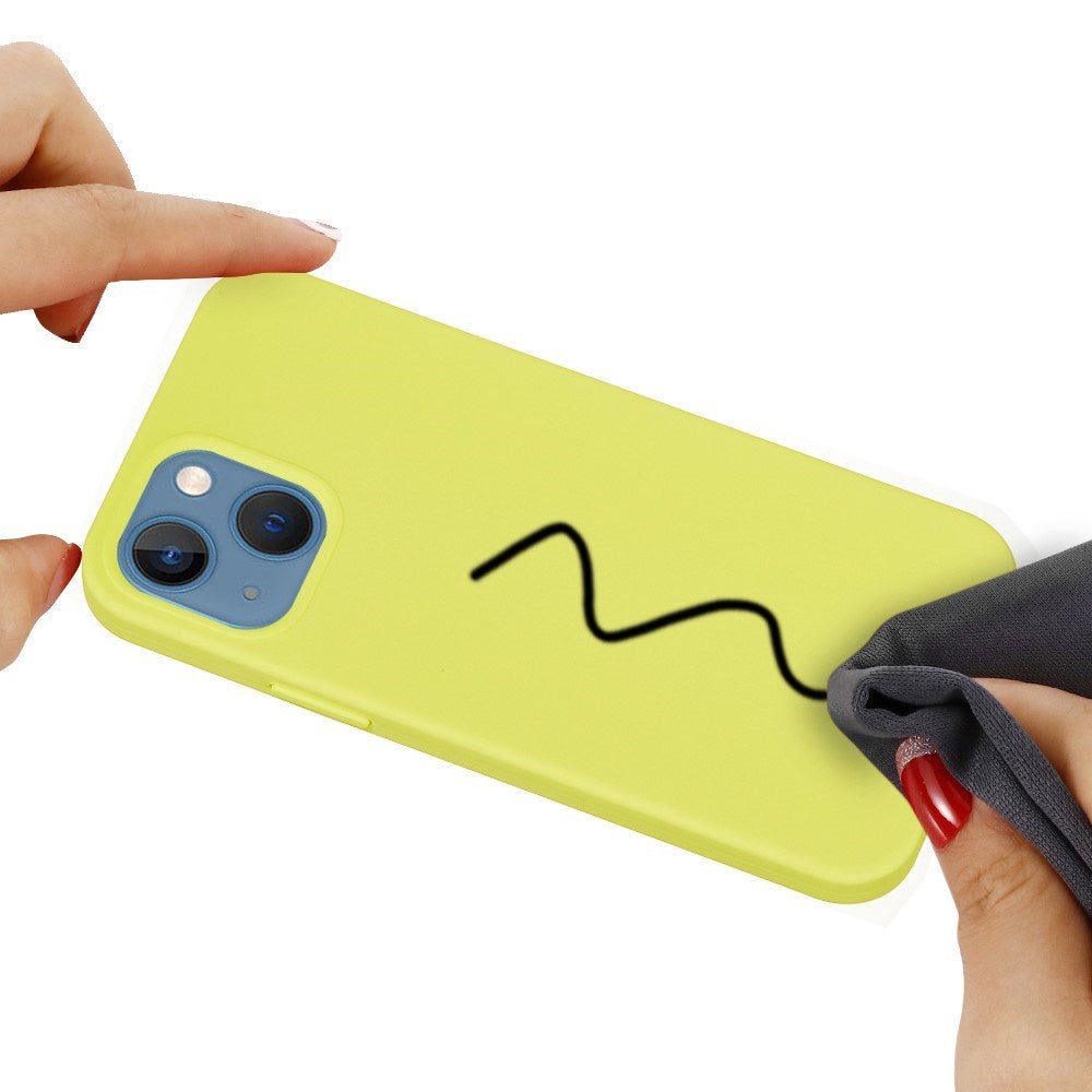 EIDERWOOD iPhone 13 Silikone Cover - Foret Inderside - Gul