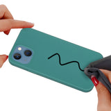 EIDERWOOD iPhone 13 Silikone Cover - Foret Inderside - Turkis