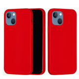 iPhone 13 Mini Liquid Silikone Bagside Cover - Rød