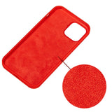 iPhone 13 Mini Liquid Silikone Bagside Cover - Rød