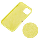 iPhone 13 Mini Liquid Silikone Bagside Cover - Gul