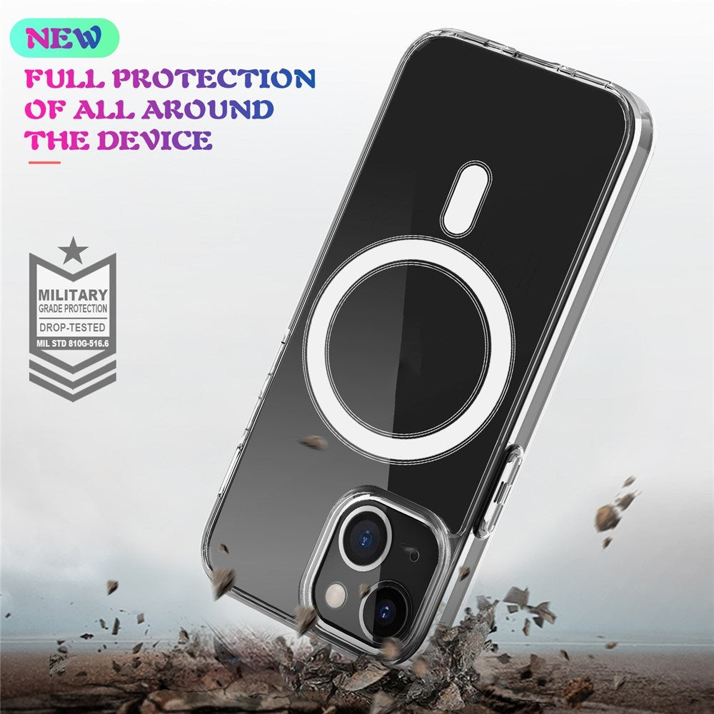 iPhone 13 EIDERWOOD Fleksibelt Plastik Cover - MagSafe Kompatibel - Gennemsigtig / Hvid