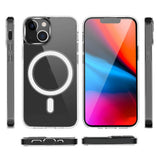 iPhone 13 EIDERWOOD Fleksibelt Plastik Cover - MagSafe Kompatibel - Gennemsigtig / Hvid